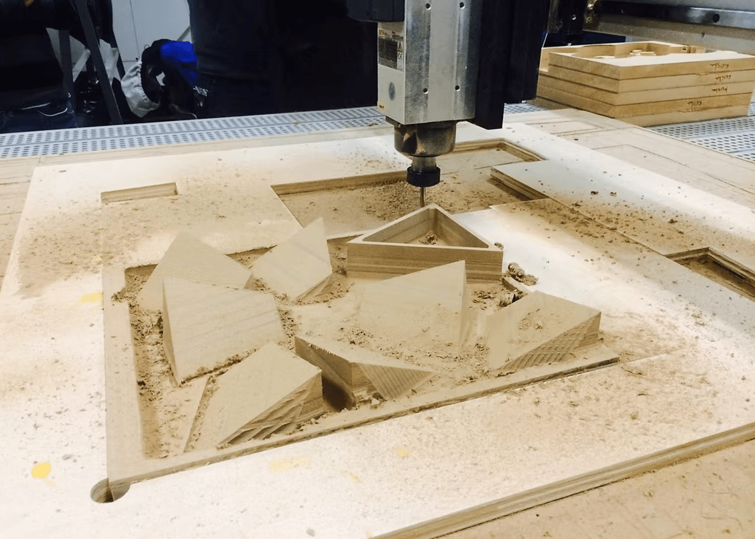 Photograph of CNC milling machine