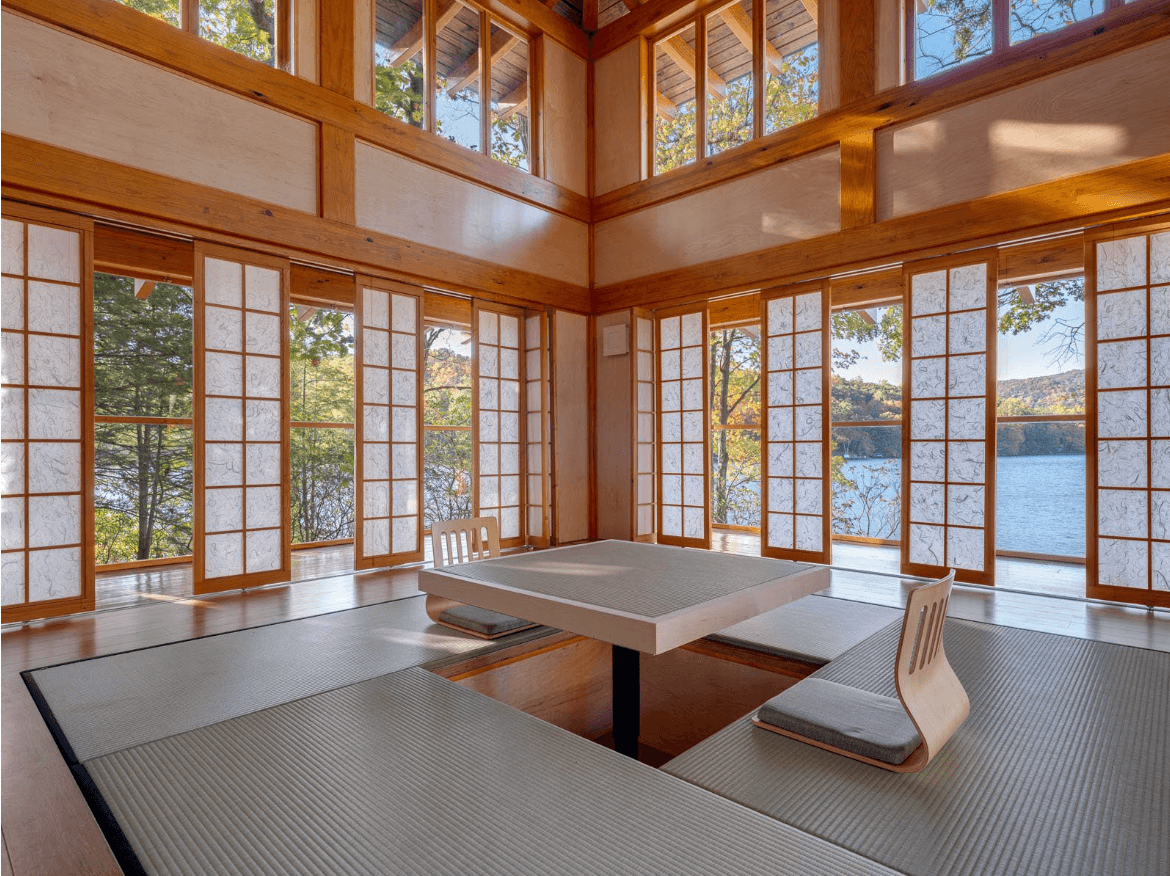 Interior of contemporary Japanese house