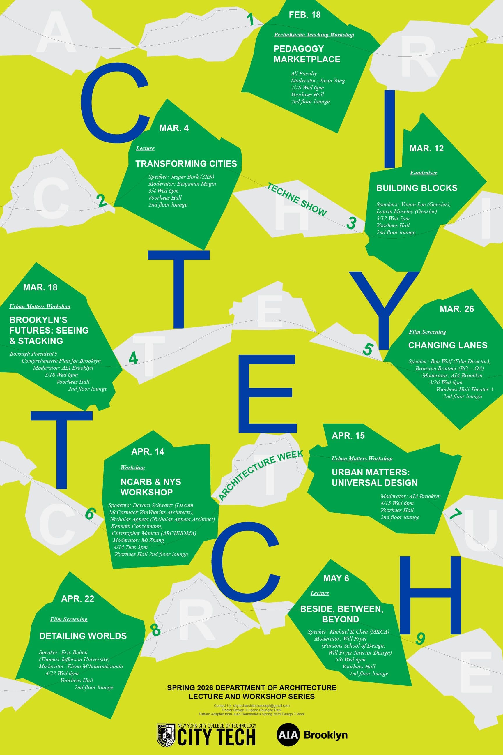 Spring 2026 Lecture and Workshop Series Poster